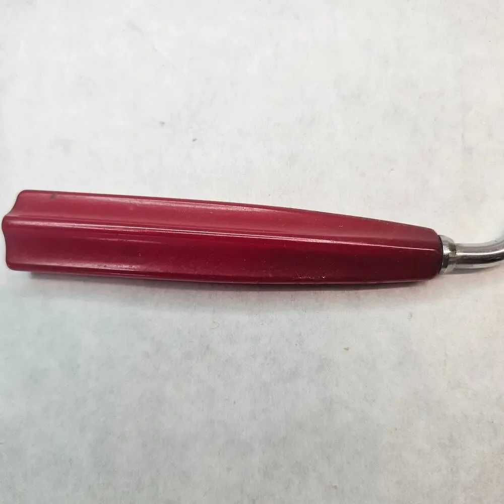 Vintage RED Bakelite Handle Angel Food  Cake Cutter Slicer Breaker Afro Pick